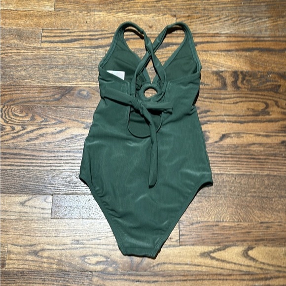 Green One Piece Swimsuit - Picture 2 of 3